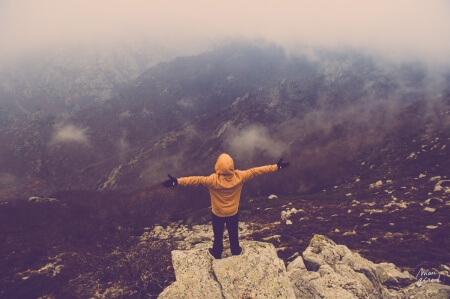 Photo engagement couple automne béziers