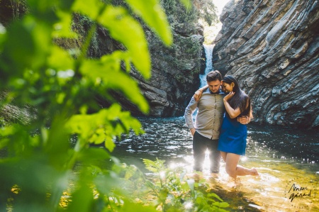 Séance photo engagement Hérault : Alexie et JM