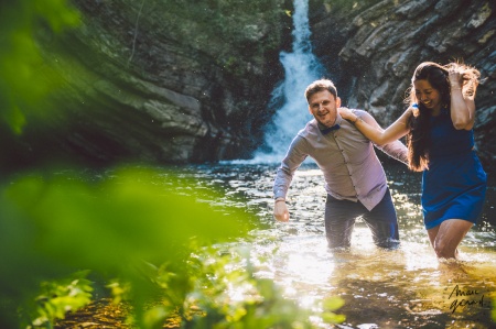Séance photo engagement Hérault : Alexie et JM