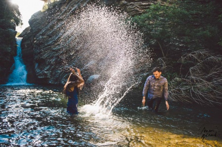 Séance photo engagement Hérault : Alexie et JM