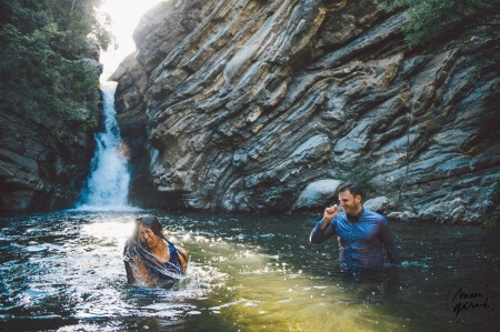 Séance photo engagement Hérault : Alexie et JM