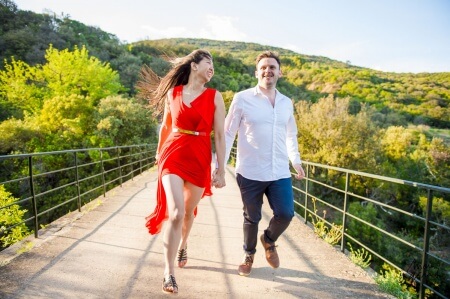 Séance photo engagement Hérault : Alexie et JM