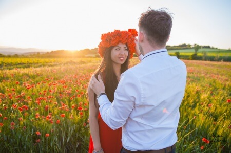 Séance photo engagement Hérault : Alexie et JM