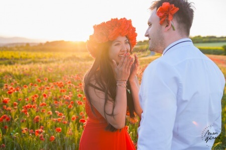 Séance photo engagement Hérault : Alexie et JM