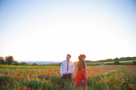 Séance photo engagement Hérault : Alexie et JM