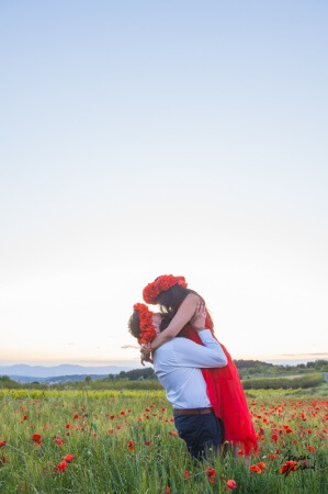 Séance photo engagement Hérault : Alexie et JM