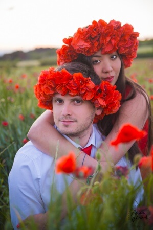 Séance photo engagement Hérault : Alexie et JM