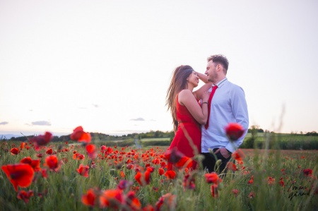 Séance photo engagement Hérault : Alexie et JM