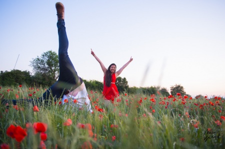 Séance photo engagement Hérault : Alexie et JM