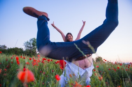 Séance photo engagement Hérault : Alexie et JM