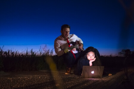 Séance photo engagement Hérault : Alexie et JM