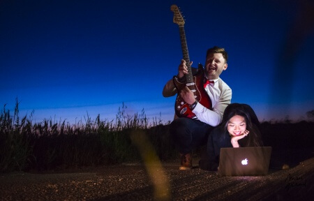 Séance photo engagement Hérault : Alexie et JM