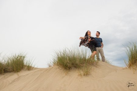 Photos de grossesse à la plage, Montpellier