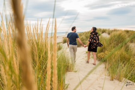 Photos de grossesse à la plage, Montpellier