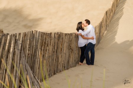 Photos de grossesse à la plage, Montpellier