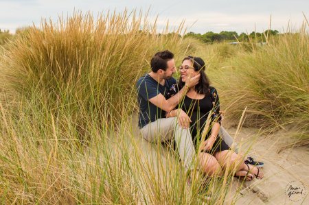Photos de grossesse à la plage, Montpellier