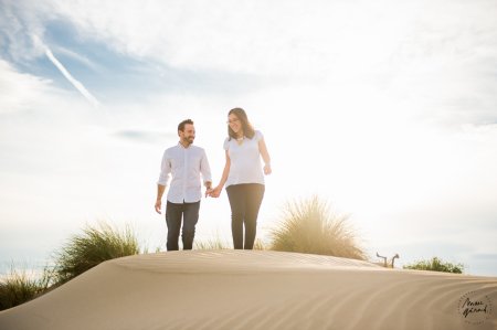 Photos de grossesse à la plage, Montpellier
