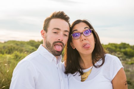 Photos de grossesse à la plage, Montpellier