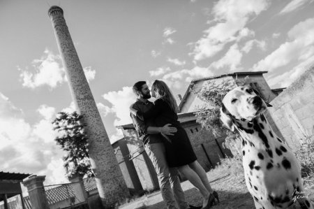 Séance engagement dans une ancienne distillerie