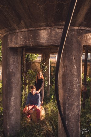 Séance engagement dans une ancienne distillerie