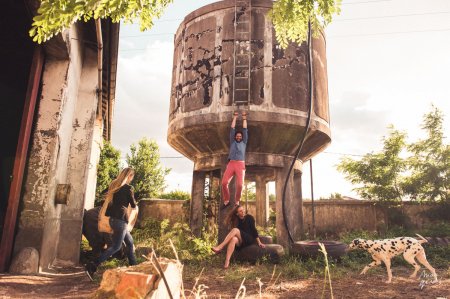 Séance engagement dans une ancienne distillerie