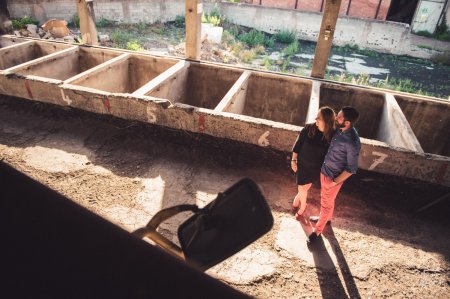 Séance engagement dans une ancienne distillerie
