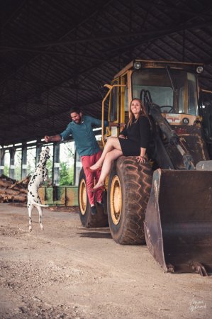 Séance engagement dans une ancienne distillerie