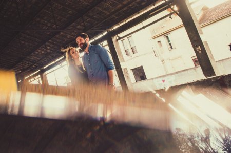 Séance engagement dans une ancienne distillerie