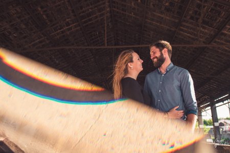 Séance engagement dans une ancienne distillerie