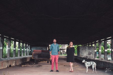 Séance engagement dans une ancienne distillerie