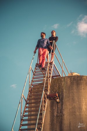 Séance engagement dans une ancienne distillerie