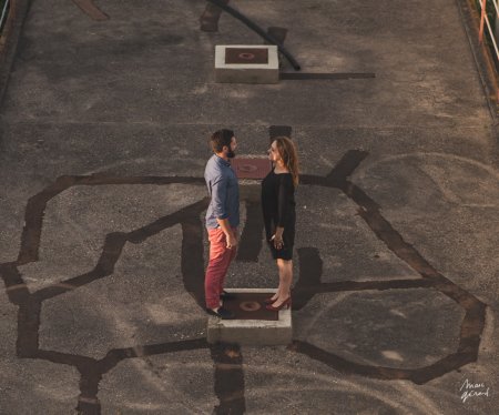 Séance engagement dans une ancienne distillerie