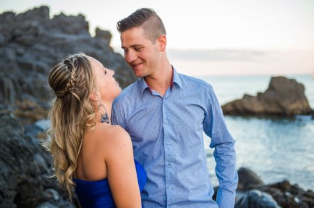 Seance photo de couple plage Cap Agde