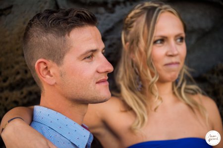 Seance photo de couple plage Cap Agde