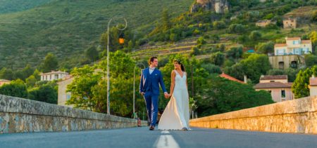 Trash The dress Roquebrun, herault
